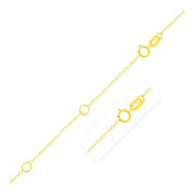 Double Extendable Piatto Chain in 14k Yellow Gold (1.2mm) - Melliflus Chains