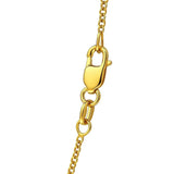Round Cable Link Chain 1.5 mm in 14k Yellow Gold, view 4