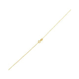 Adjustable Cable Chain 0.97 mm in 14k Yellow Gold