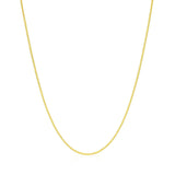 Classic Box Chain 0.60 mm in 14k Yellow Gold, view 2