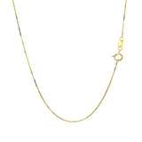 Classic Box Chain 0.60 mm in 10k Yellow Gold, view 3