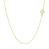 Classic Box Chain 0.45 mm in 14k Yellow Gold, view 3