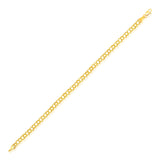 14k Yellow Gold Lite Charm Bracelet (4.00 mm)