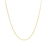 Diamond Cut Cable Link Chain 1.10 mm in 10k Yellow Gold, view 2