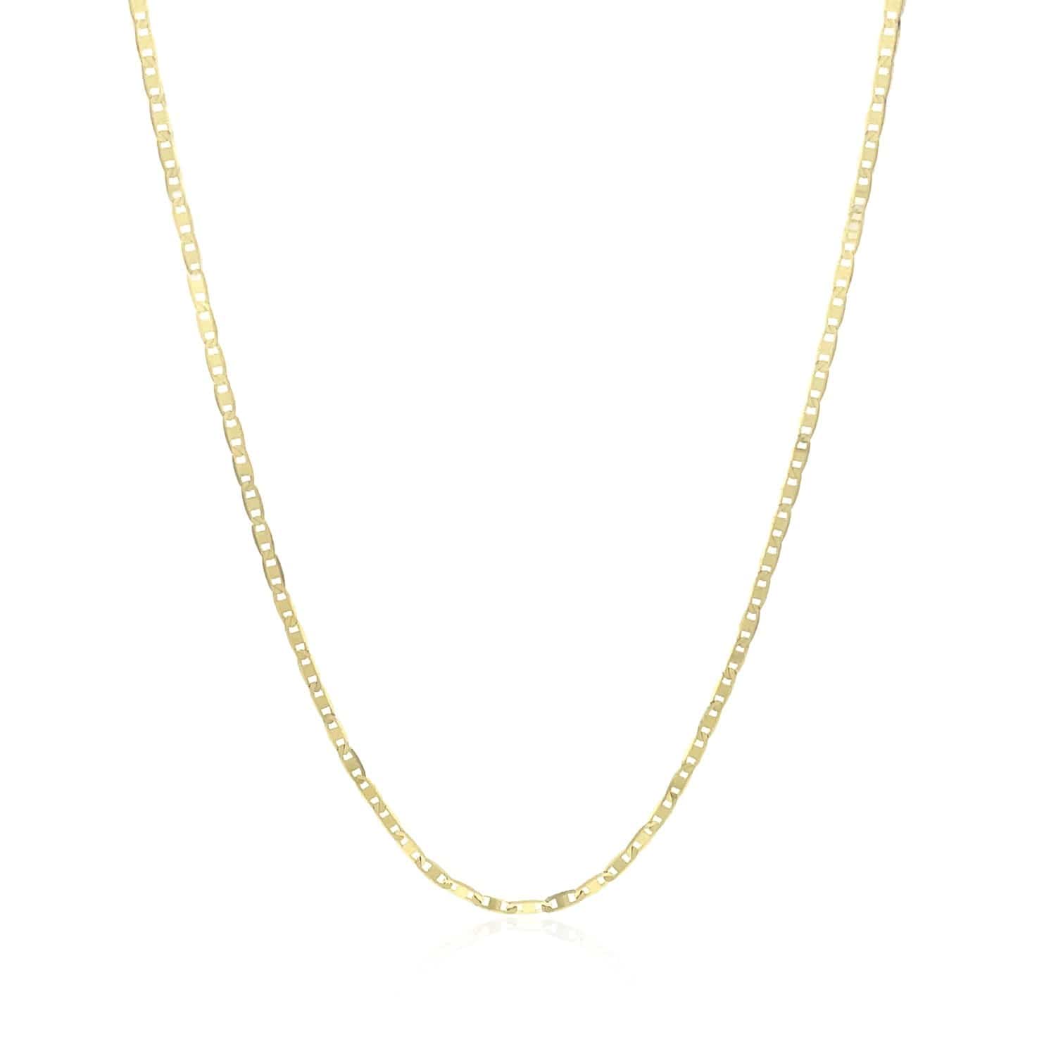 Mariner Link Chain 1.20 mm in 14k Yellow Gold, view 2