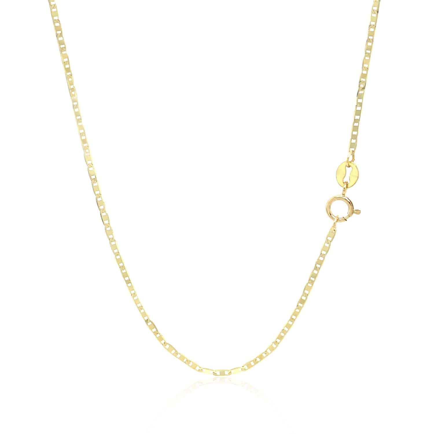 Mariner Link Chain 1.20 mm in 14k Yellow Gold, view 3