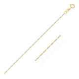 Singapore Chain 0.60 mm in 14k Yellow Gold