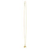 Horse Profile Small Necklace in 14K Yellow Gold