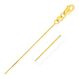 Cable Link Chain 0.50 mm in 14k Yellow Gold