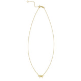 14K Yellow Gold Small Bow Necklace