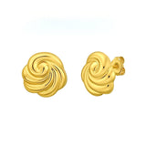Swirl Knot Stud Earrings