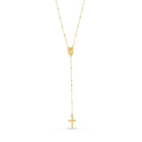14k Yellow Gold Rosary Necklace