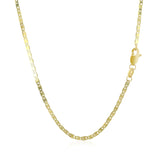 Mariner Link Chain 1.70 mm in 10k Yellow Gold, view 2