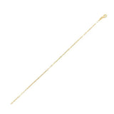 Fine Paperclip Chain 1.2 mm in 14k Yellow Gold