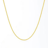 Round Cable Link Chain 1.30 mm in 14k Yellow Gold, view 2