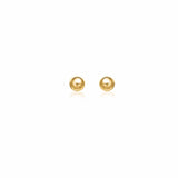 14k Yellow Gold Round Stud Earrings (5mm)