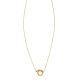14K Yellow Gold Love Knot Necklace
