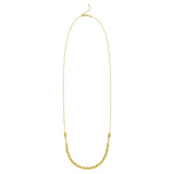 14K Yellow Gold Adjustable Rolo Link Necklace
