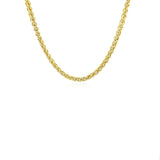 Light Weight Wheat Chain 2.80 mm in 14k Yellow Gold, view 2