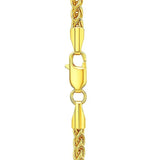 Light Weight Wheat Chain 2.80 mm in 14k Yellow Gold, view 4