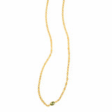 Peridot Mirrored Chain 2.20 mm in 14k Yellow Gold, view 3