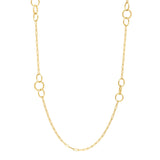 Twistted Link Necklace in 14K Yellow Gold