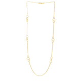 Twistted Link Necklace in 14K Yellow Gold