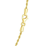 Light Rope Chain 1.50 mm in 14k Yellow Gold, view 3