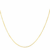 French Cable Chain 1.3 mm in 14k Yellow Gold, view 2