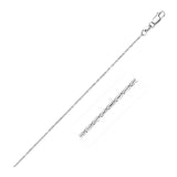 Lumina Pendant Chain 0.90 mm in 14k White Gold