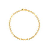 Moon Cut Bead Chain Bracelet (3.00 mm)