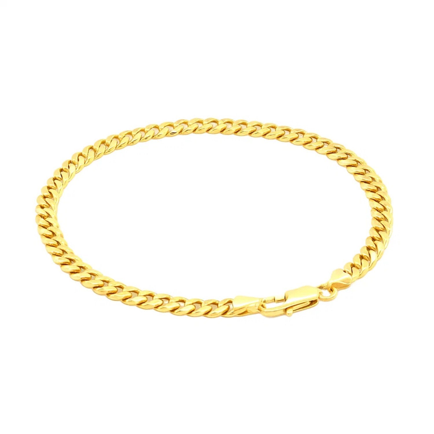 Miami Cuban Semi Solid Bracelet (4.50 mm)
