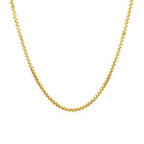 Classic Box Chain 1.40 mm in 10k Yellow Gold, view 2