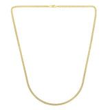 Light Gourmette Chain 2.80 mm in 14k Yellow Gold, view 3