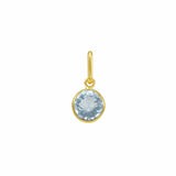 14K Yellow Gold Initial Z Charm Pendant