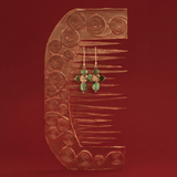 Amorini Earrings with Peridot
