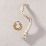 Greek Key Small Hoop Earrings