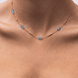 Rhodes Necklace Sapphire