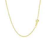 14k Yellow Gold Singapore Chain 1.0mm - Melliflus Chains