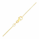 14k Yellow Gold with Round Roman Coin Pendant - Melliflus Pendants