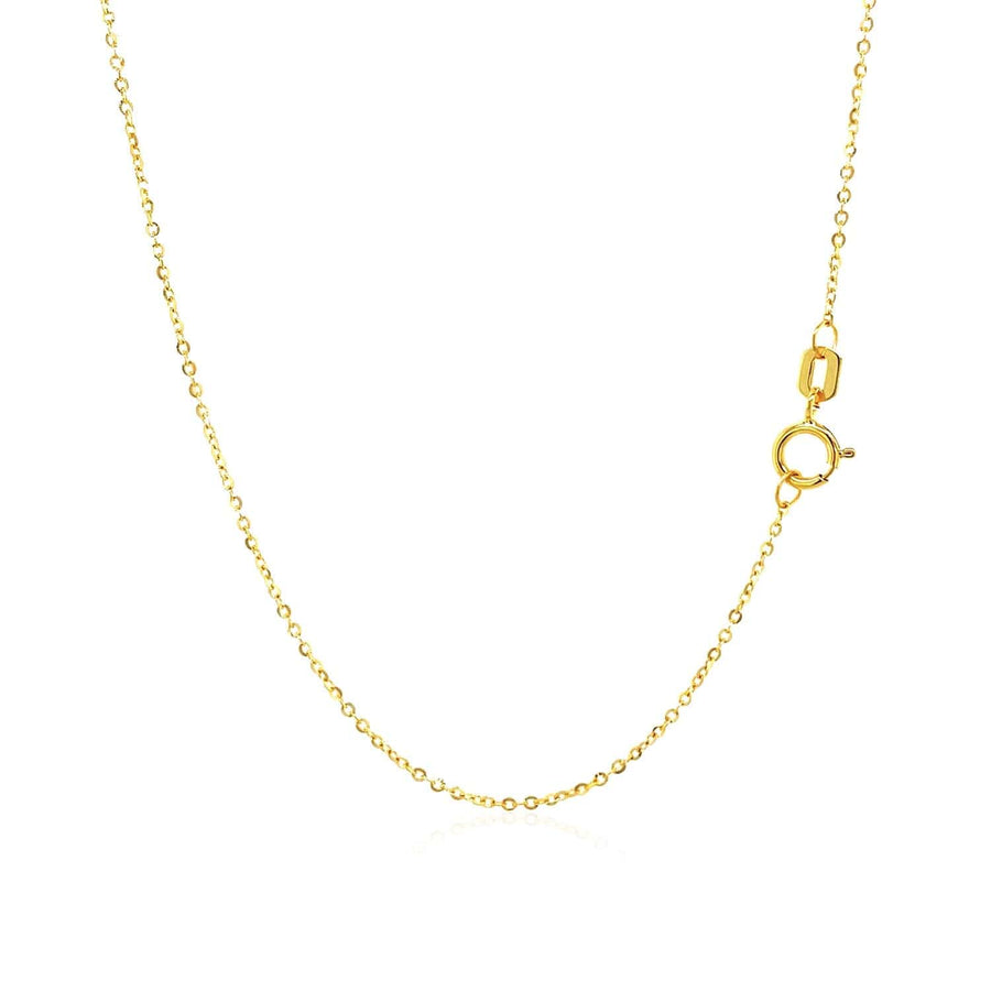 14k Yellow Gold Necklace with Eight Pointed Star and Beads - Melliflus Necklaces