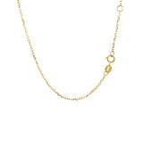 14k Yellow Gold 17 inch Necklace with Round Citrine - Melliflus Necklaces