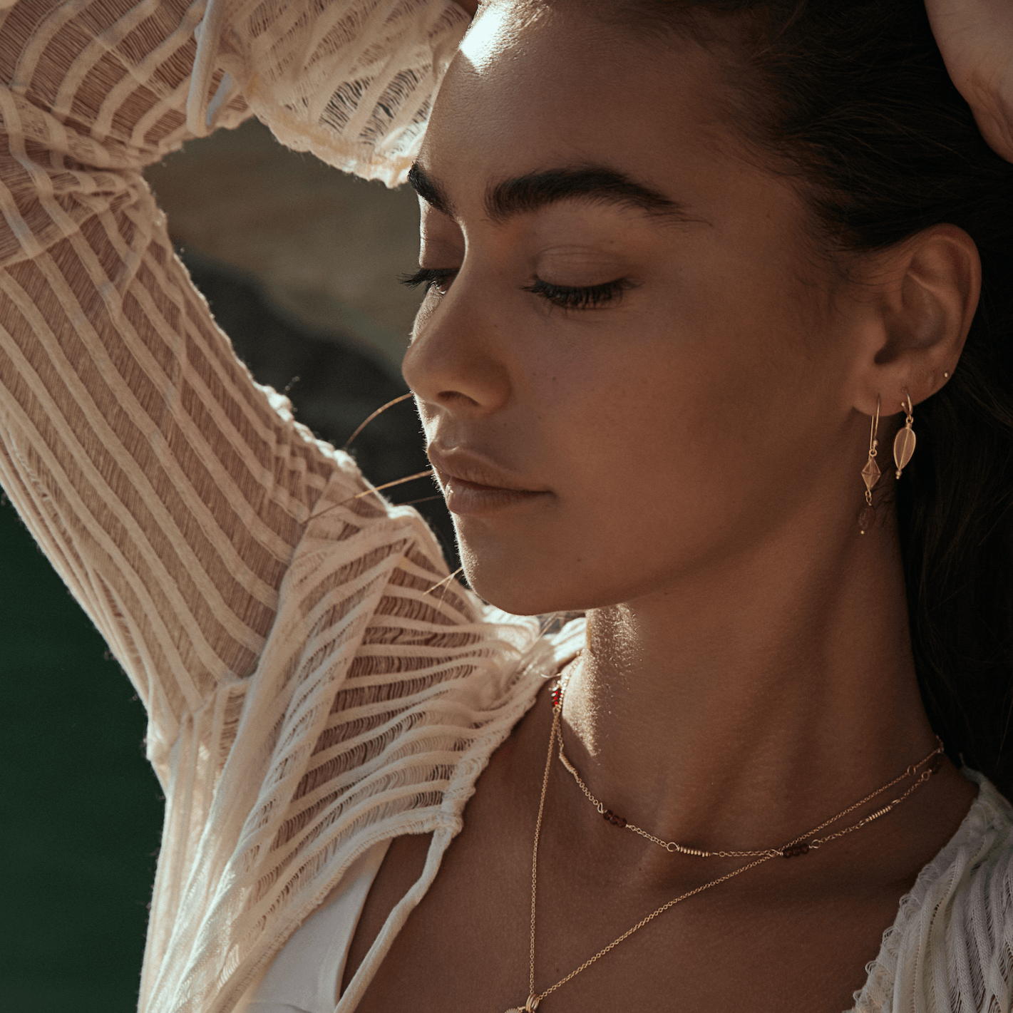 Rhodes Necklace Ruby – Santisima