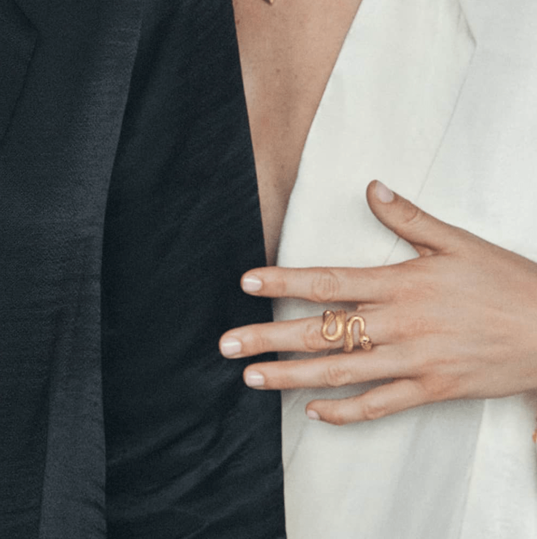 Medusa Ring with Onyx - Melliflus